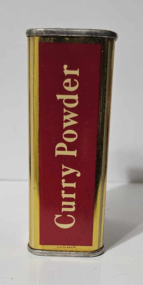 Vintage 1933 Schilling Curry Powder Tin - 2oz