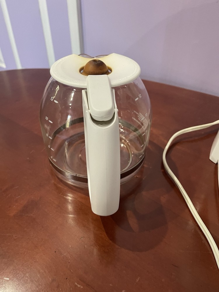 mr. coffee 12-cup programmable coffee maker, White