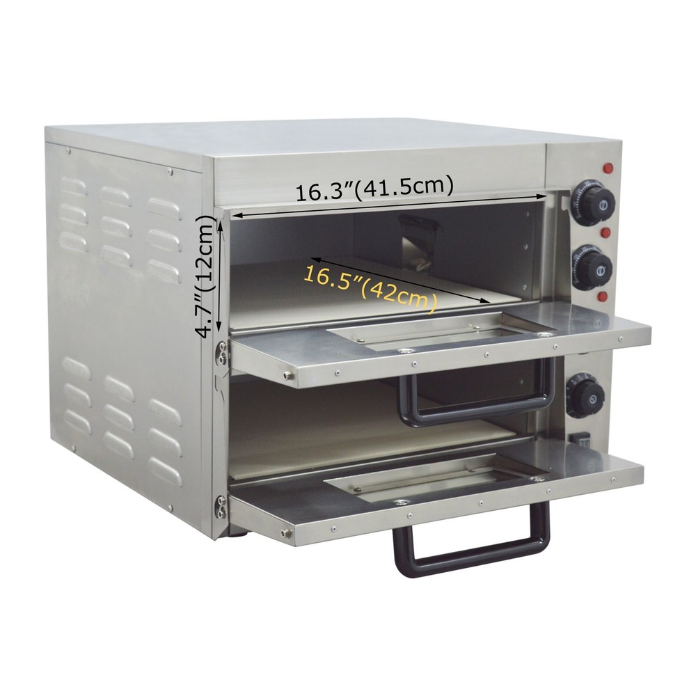 Commercial Bread Making Machines Pizza Bread Oven Double-decker 110V 3KW