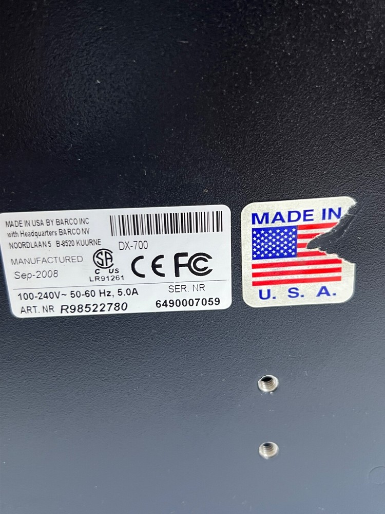 BARCO DX-700 VIDEO PROCESSOR