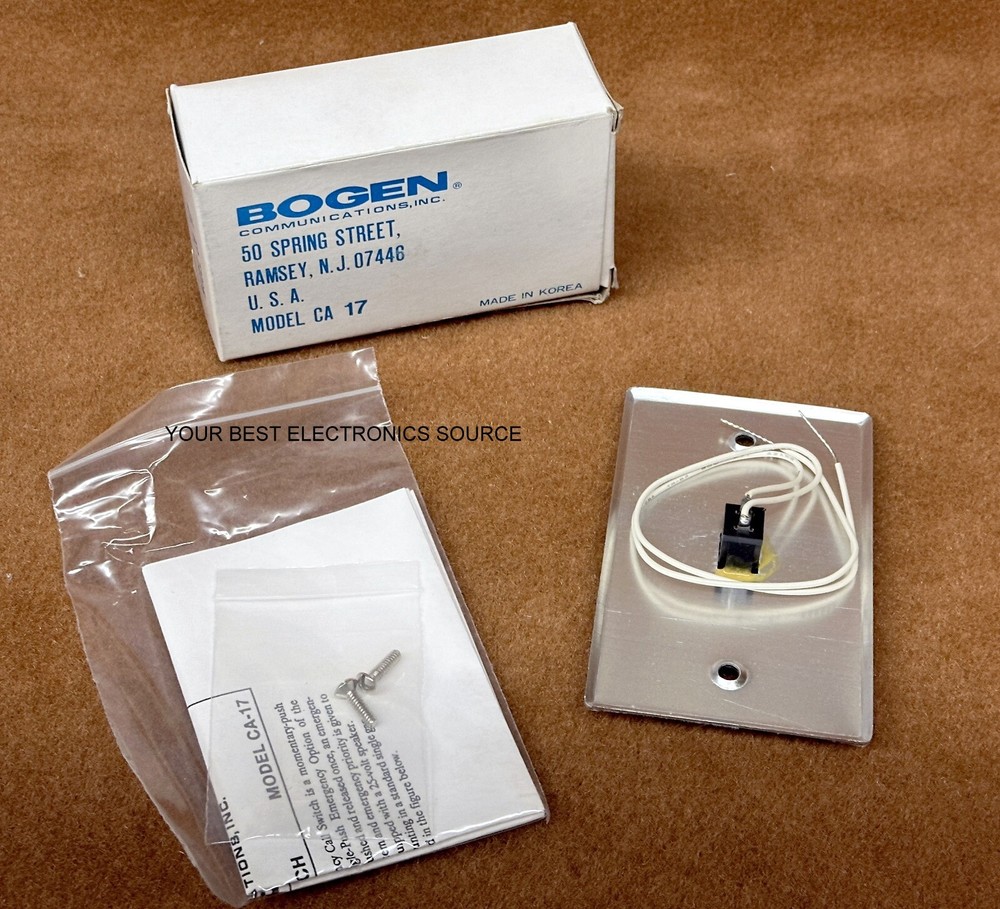 NOS BOGEN Model CA-17 Emergency Call Switch CA17