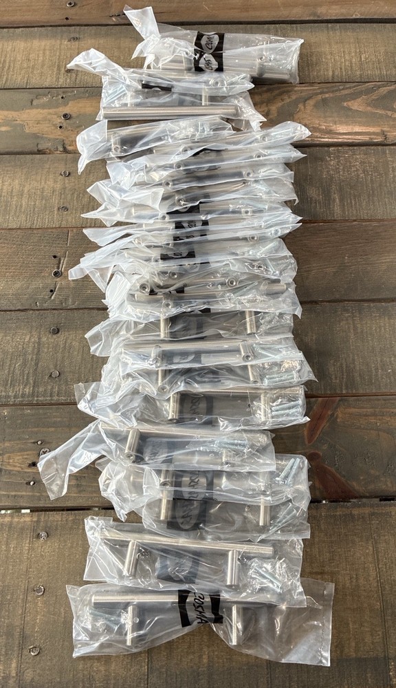 25 Pack Cabinet Pull Handles Satin Nickel Drawer Kitchen Hardware 5-3/8”