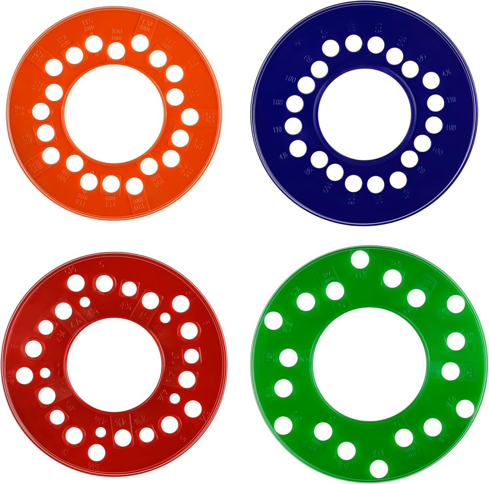 Wheel Bolt Pattern Template Tools For Measure Layout Pattern 4 5 6 Lug Setups