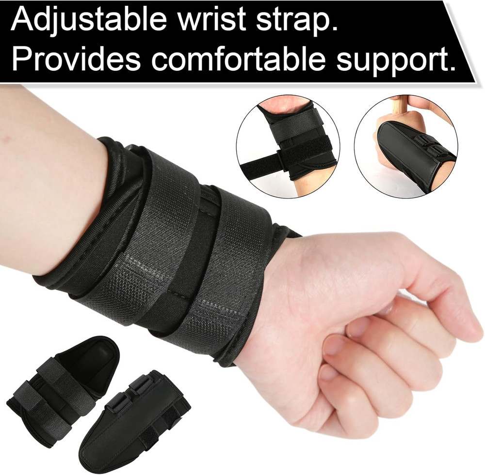 Golf Swing Alignment Brace Neoprene Wrist Training Aid Medium Black