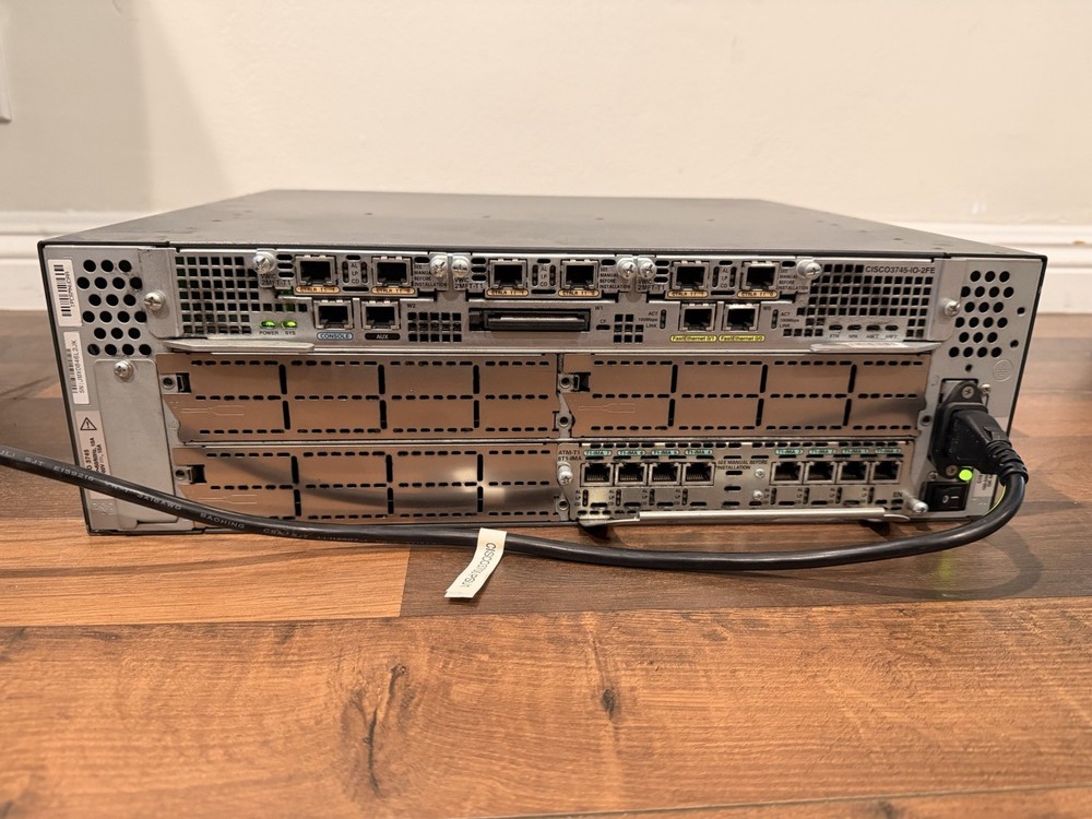 Cisco 3745 Multiservice Access Router with Cisco3745-IO-2FE, Async 32A Mods