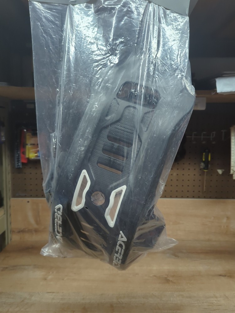 Acerbis - 2733461007 - Skid Plate, Black/White
