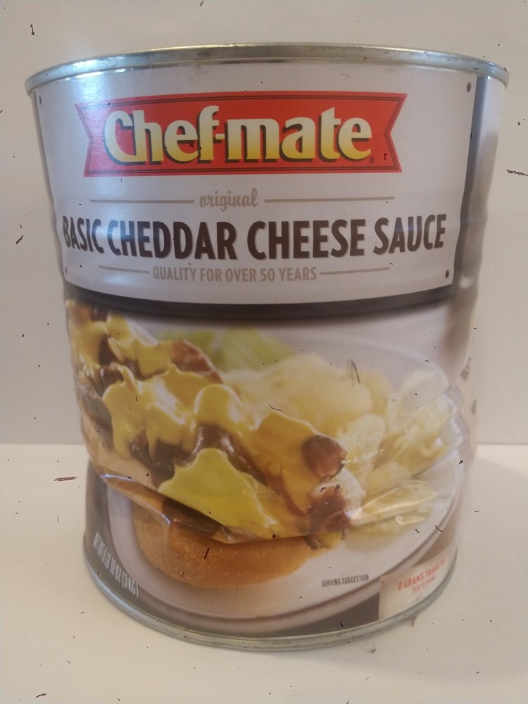 1Chef- Mate Original Basic Cheddar Cheese Sause 6 Lb, Container little damaged .