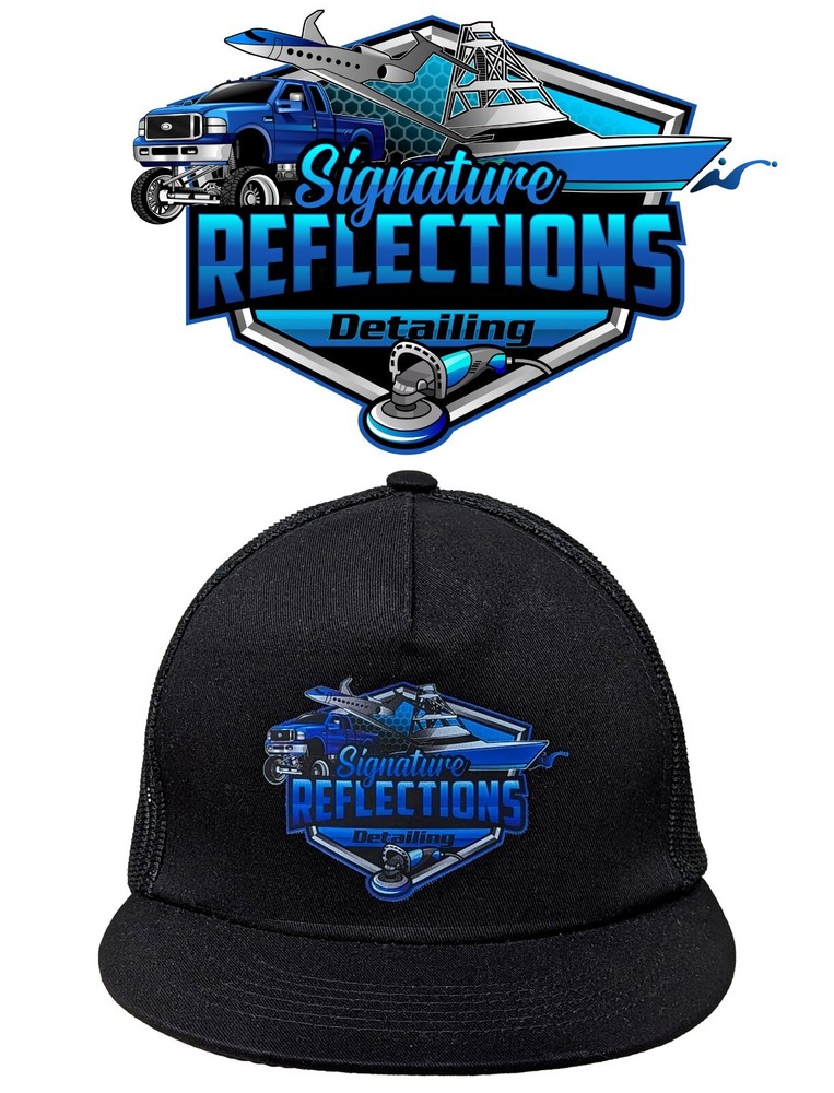 Design Your Custom Image Logo Photo Text Trucker Hat Cap, Adjustable Hat