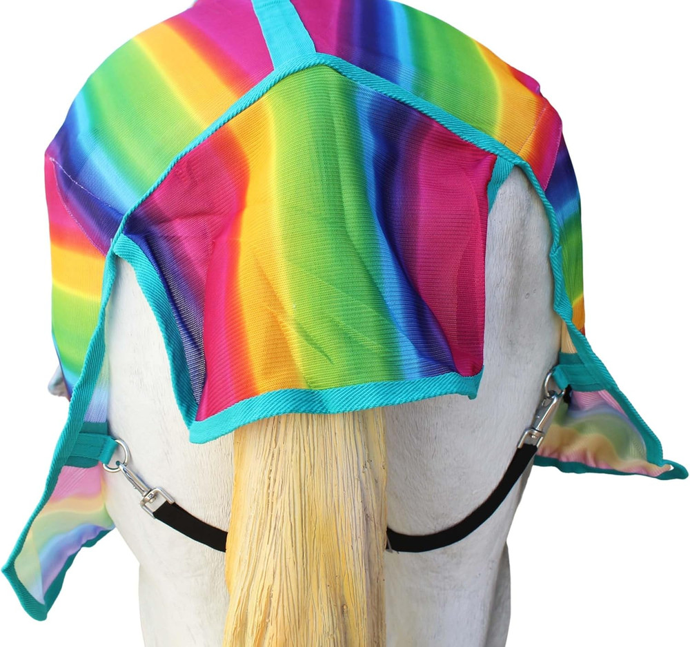 Horse Summer Flysheet Spring Airflow Mesh Rainbow7351