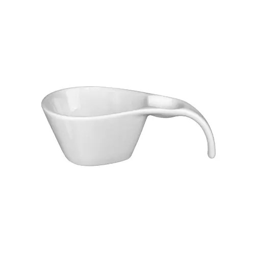 International Tableware, Inc FA-401 Bright White 2 oz Porcelain Sampling Bowl