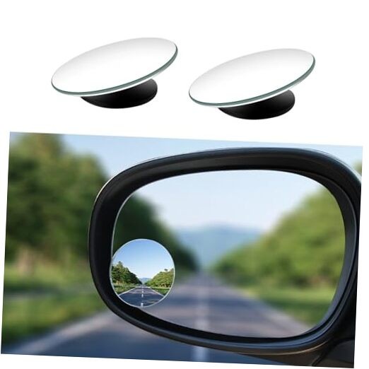 2PCS Blind Spot Mirror, Side View Mirror Blindspot, Frameless HD Suction cup