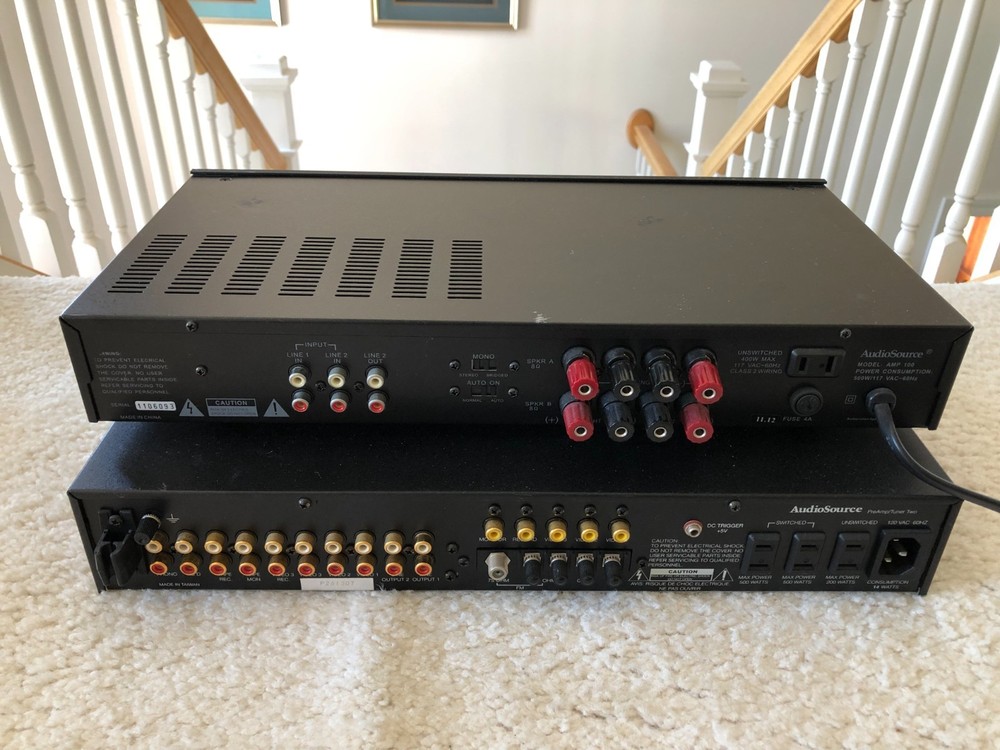 AudioSource PreAmp/Tuner Two & Amp 100 Stereo Power Amplifier
