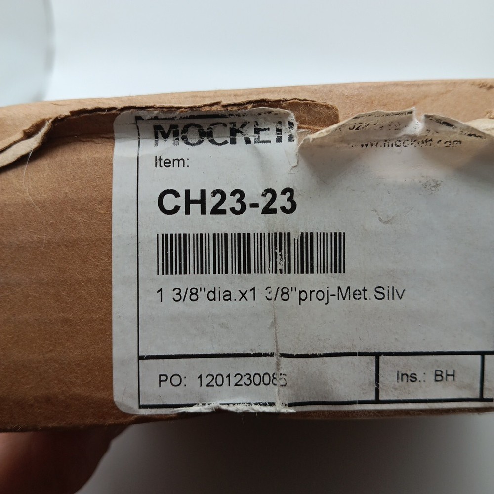 22 Pack Round Knob Metallic Silver Pull Kitchen/Bathroom Cabinet Hardware Hanger