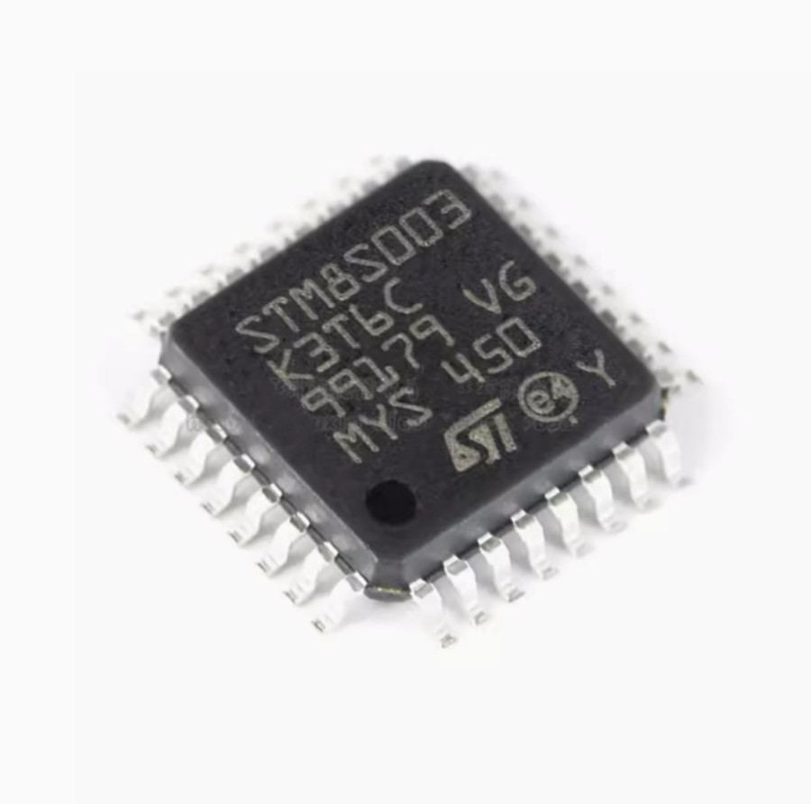 5PCS STM8S003K3T6C LQFP-32 16MHz 8KB Flash 8-bit Microcontrollers MCU