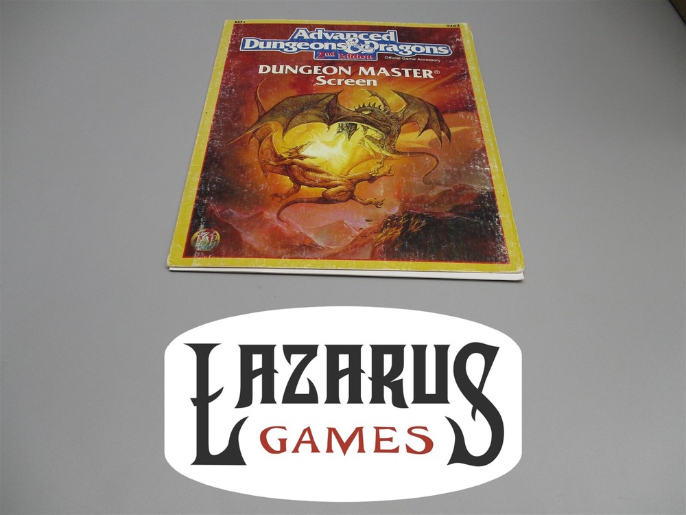 Advanced Dungeons & Dragons: 2nd ed Dungeon Master Screen w/ Tragidore 9263