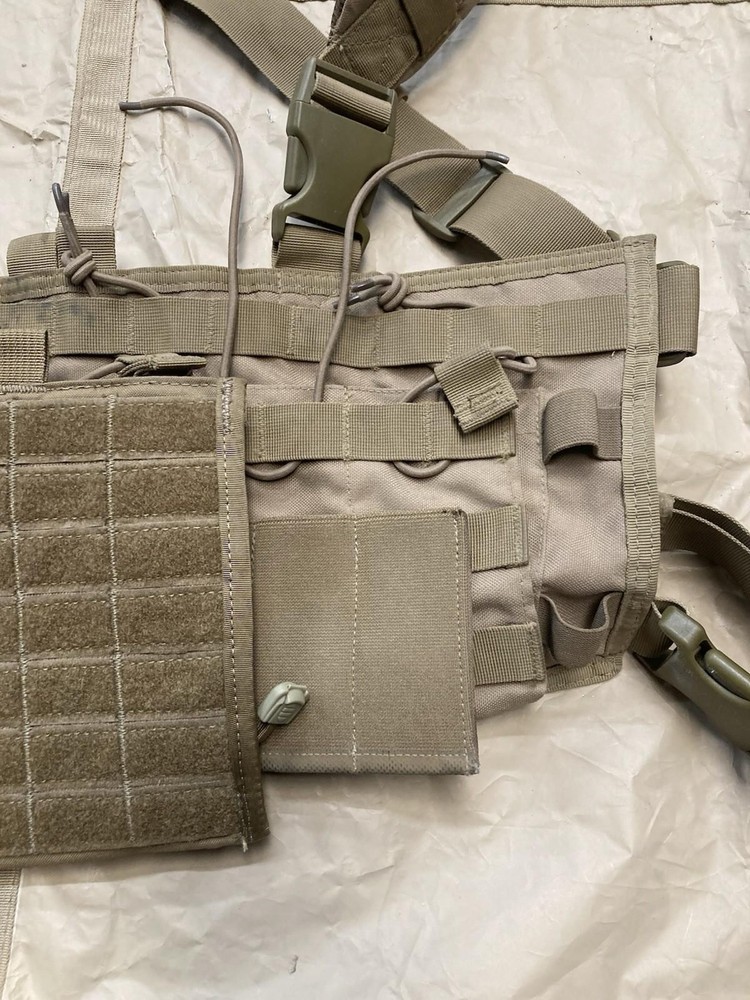 Condor Chest Rig Coyote Brown Tactical Lot Molle Gear Set Missing Pull Tab