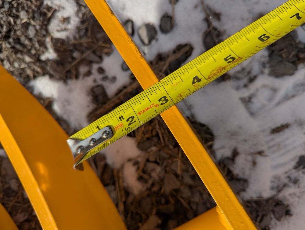 New 38" Root Rake brush Clean Up 40mm Cat 303 size