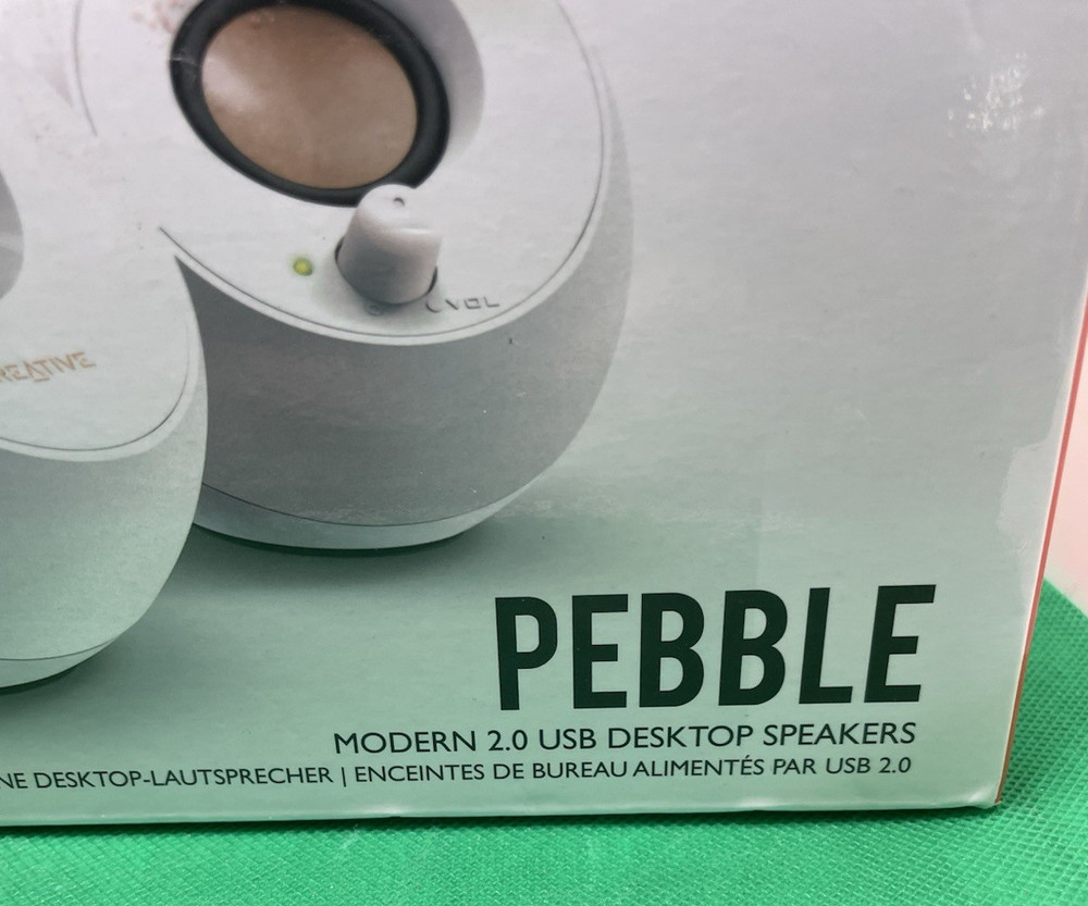 Pebble Modern 2.0 USB Desktop Speakers