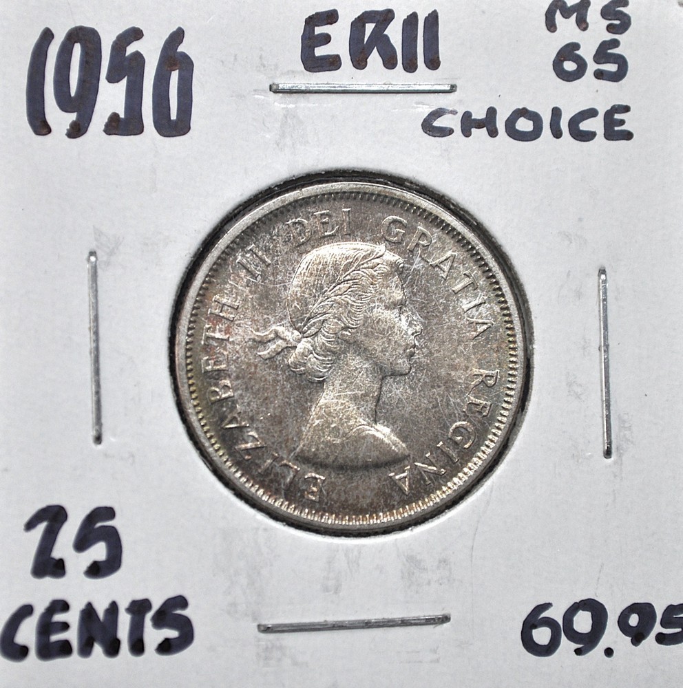 1956 Canada 25 Cents