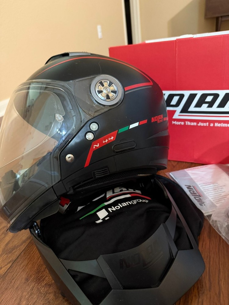 Nolan N44 Storm Black Matte Size 'MD' Helmet