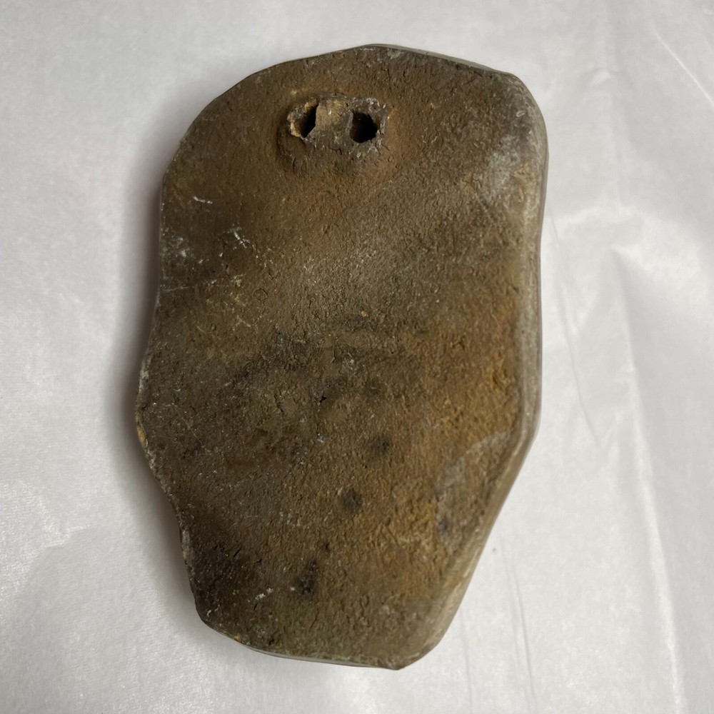 Skull Pottery Sculptures with Holes Possible Pendants Unbranded - 5