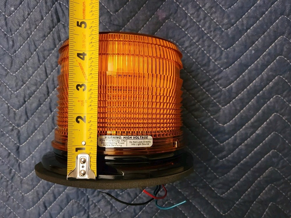 Star 256TSL-A AMBER LED Beacon Perm. Mount