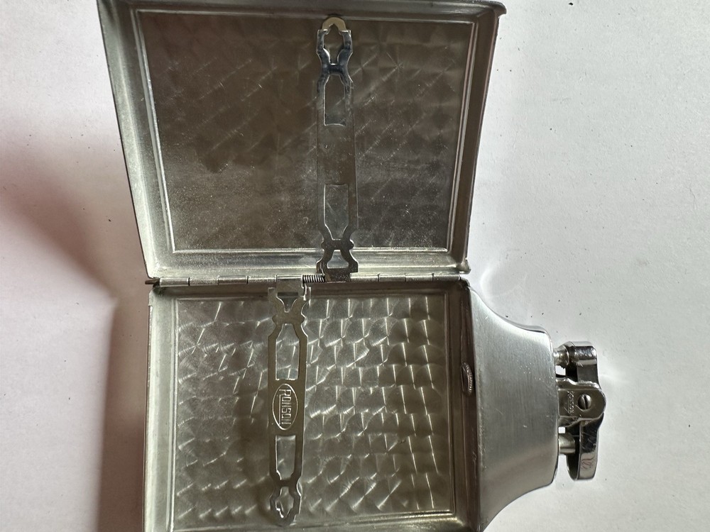 Vintage Ronson Master Case Cigarette Lighter / Case In Box