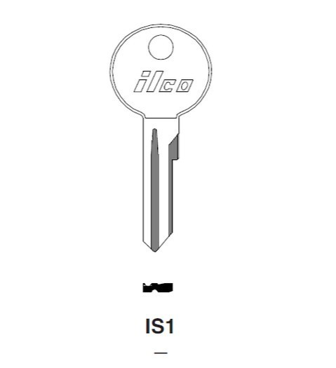 Ilco IS1 for Ideal Sec. Key Blank uncut (1 Pc)