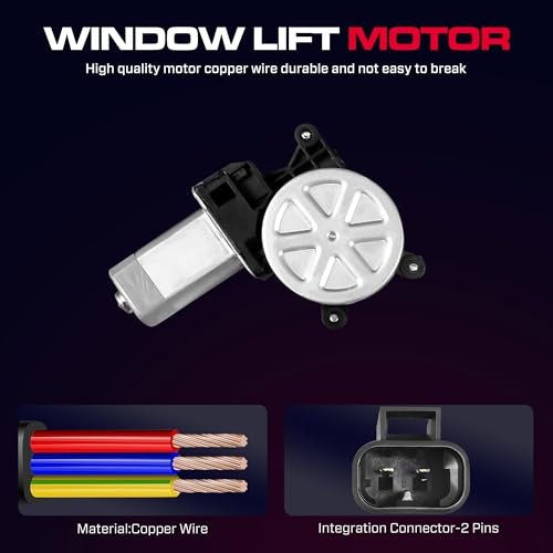 Front Passenger Side Power Window Regulator with Motor (2 Front Passenger (RH)