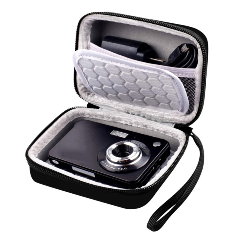 Travel Friendly Camera Case Organizers Portable Storage Box Handle Strap