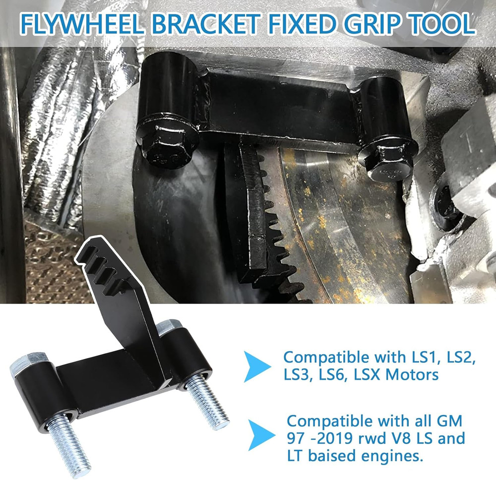 LS Flywheel Locking Tool, Car Engine Flexplate Locking Holder Tool, Flex Plate F