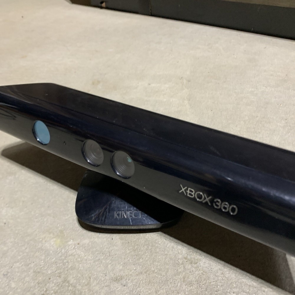 Microsoft Xbox 360 Kinect Sensor Bar Black Gaming 1414