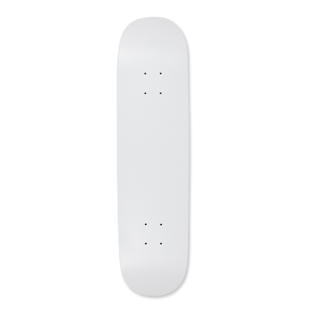 Moose Complete Skateboard Dipped White 8.5" Silver/White Assembled
