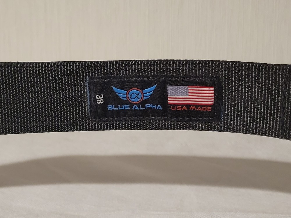 Blue Alpha 1.5" Low Profile EDC Belt