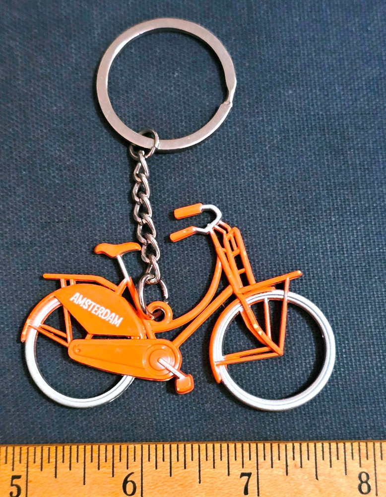 Souvenir Bicycle Keychain Keyring Amsterdam