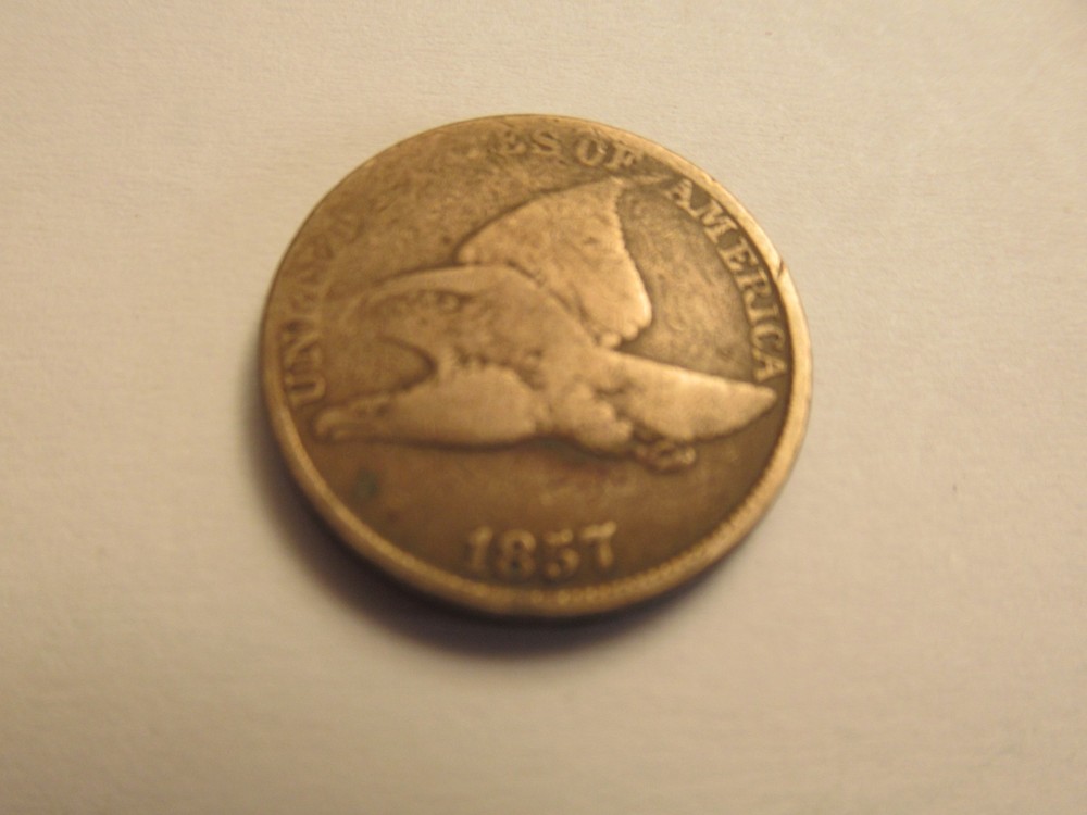 1857 US Flying Eagle One Cent