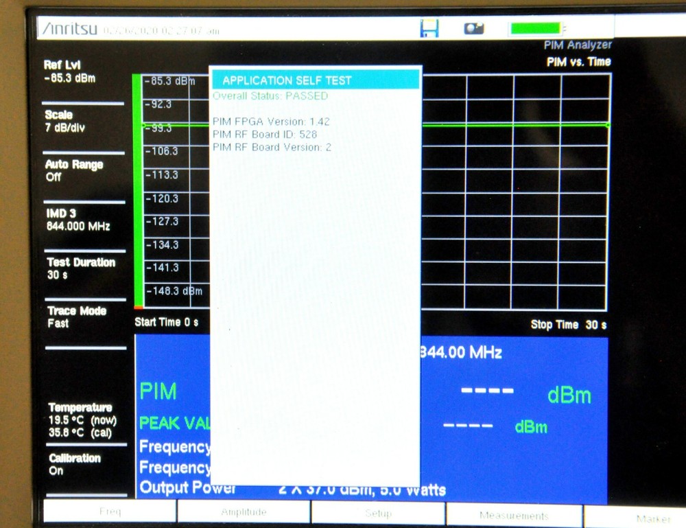 Anritsu MW82119B 850 PIM Master Passive Tester Analyzer Intermodulation 850Mhz