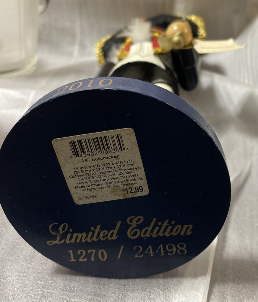 PIRATE NUTCRACKER UNIQUE 15" CHRISTMAS DECORATION