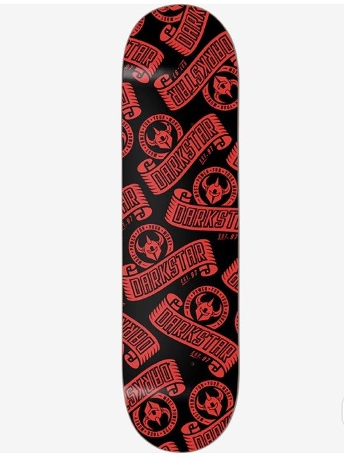 NEW Darkstar ARC RHM Skateboard Deck Red 8.0 Pro Dwindle