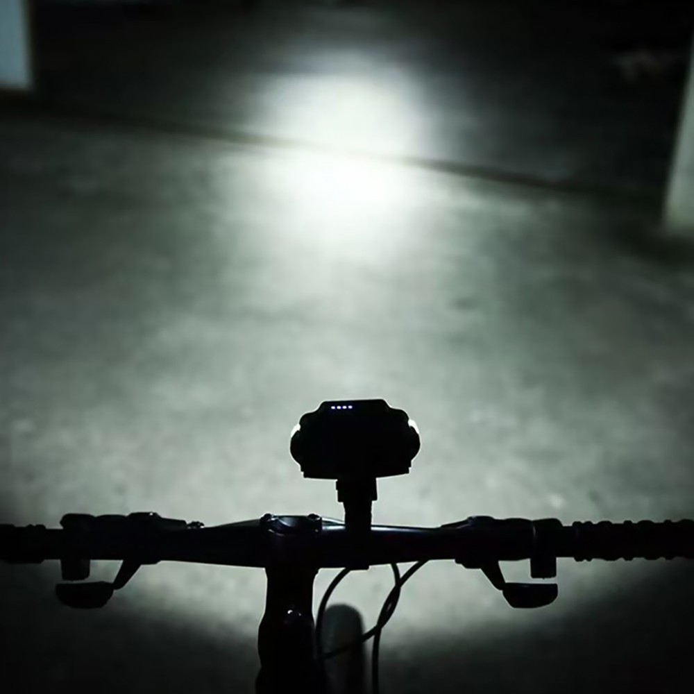 Waterproof LED Bike Light White Light USB Rechargeable Bicycle Front Headlight