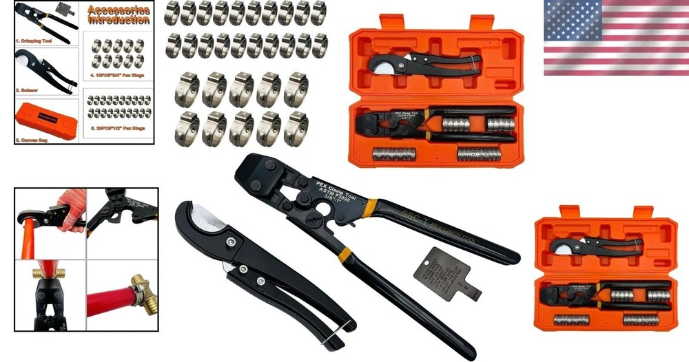 Stainless Steel PEX Crimper + Cutter