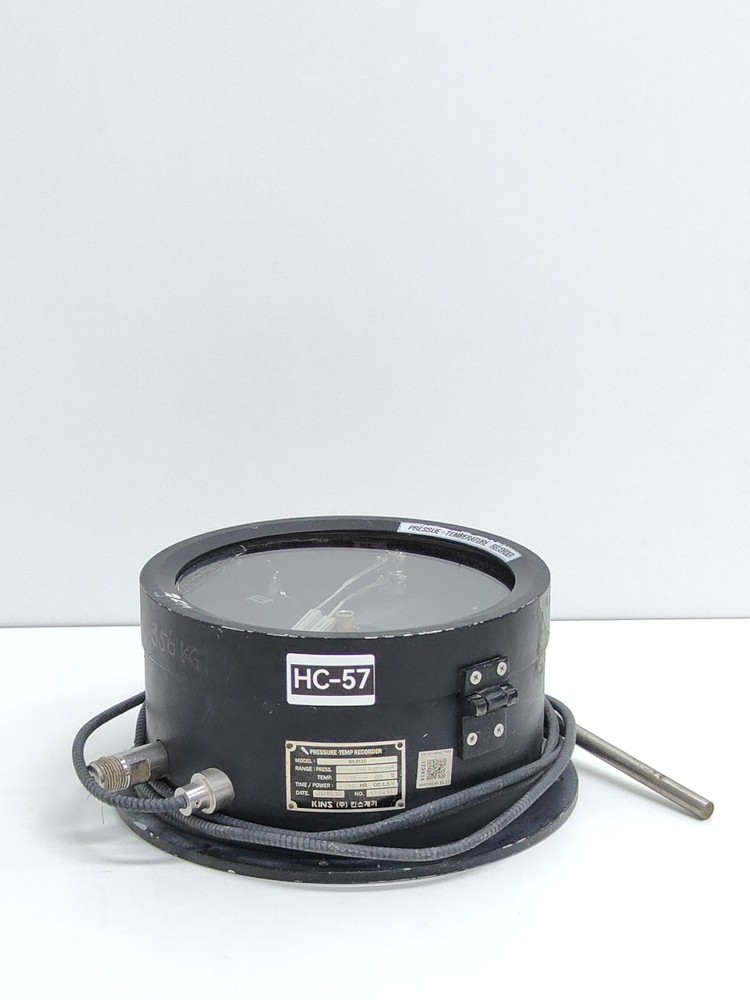 KINS SS-3115 PRESSURE TEMP RECORDER, HC#57