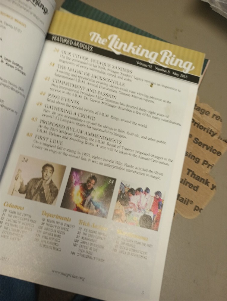 Fetaque Sanders Linking Ring Issue May 2015