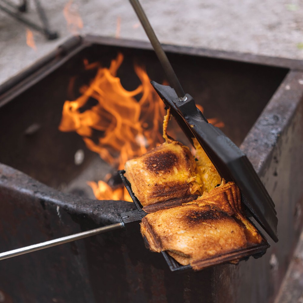 Coghlan's Cast Iron Double Camp Cooker - Black