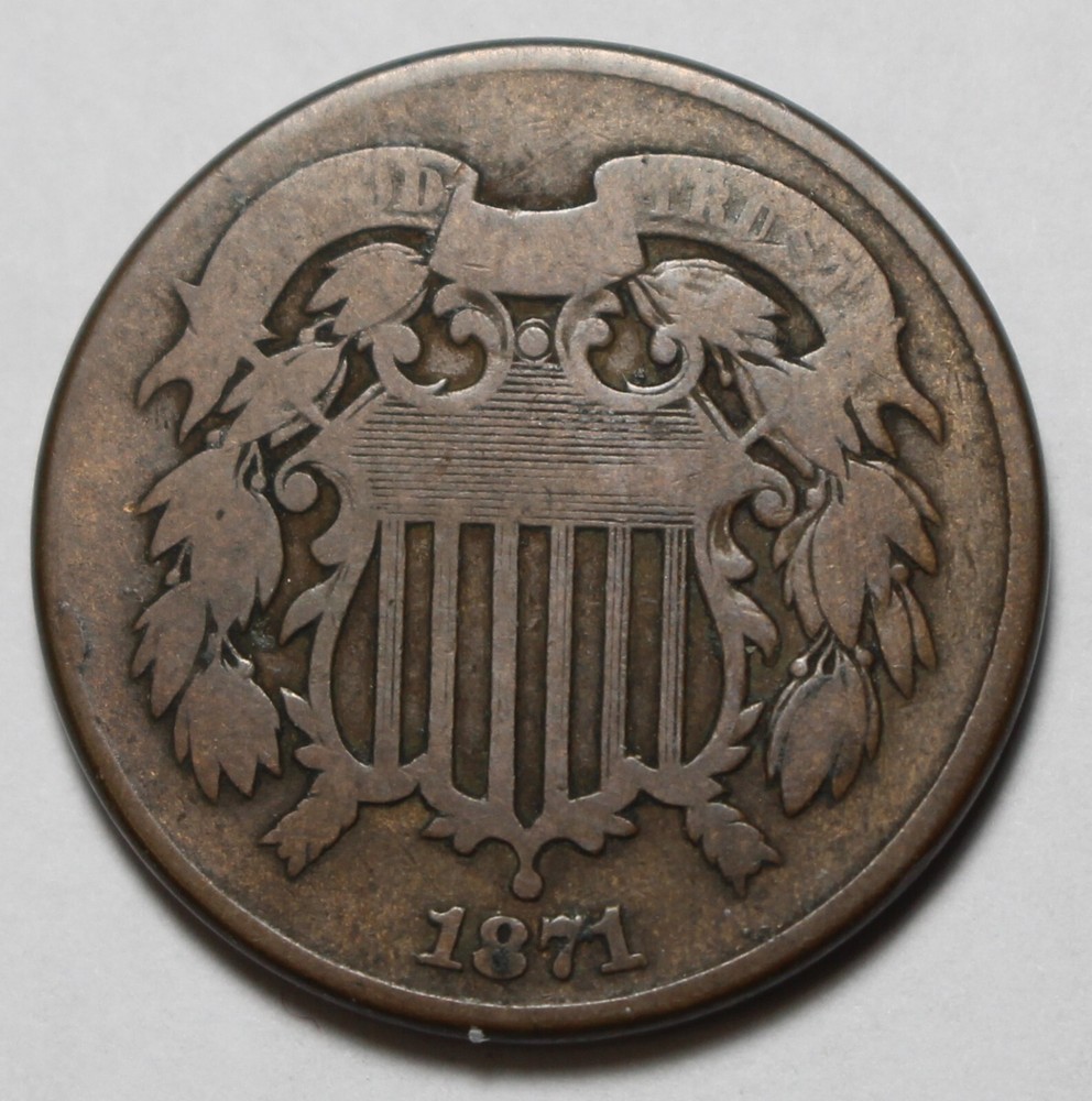 1871 Two Cent Piece PH438