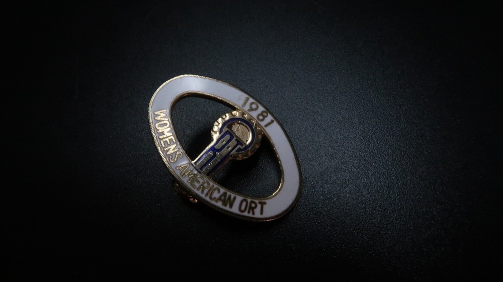 Vintage 1981 Womens American ORT Pin BB4