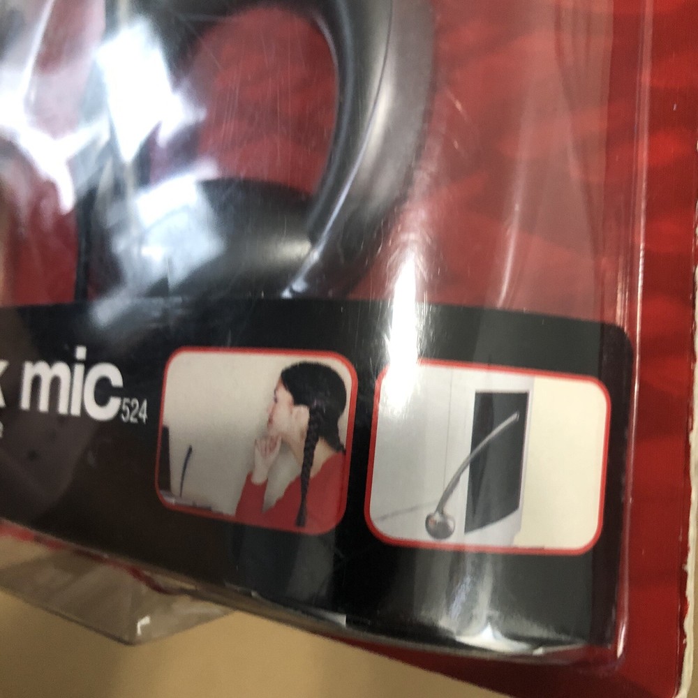 NEW SEALED Labtec Desk Mic 524 Desktop Microphone - New in package.
