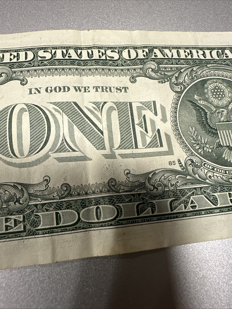 $1 Dollar Bill Error Print Series 2021