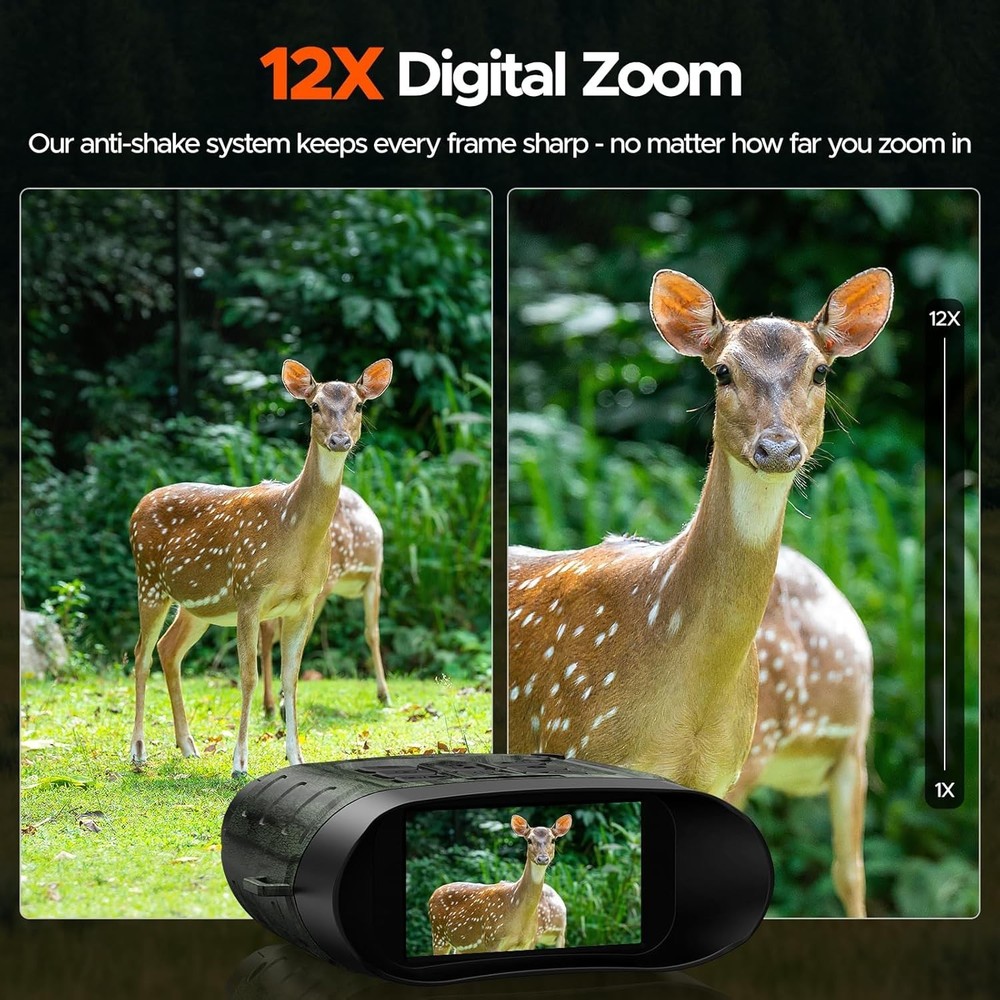4K Night Vision Binoculars 112MP Camera