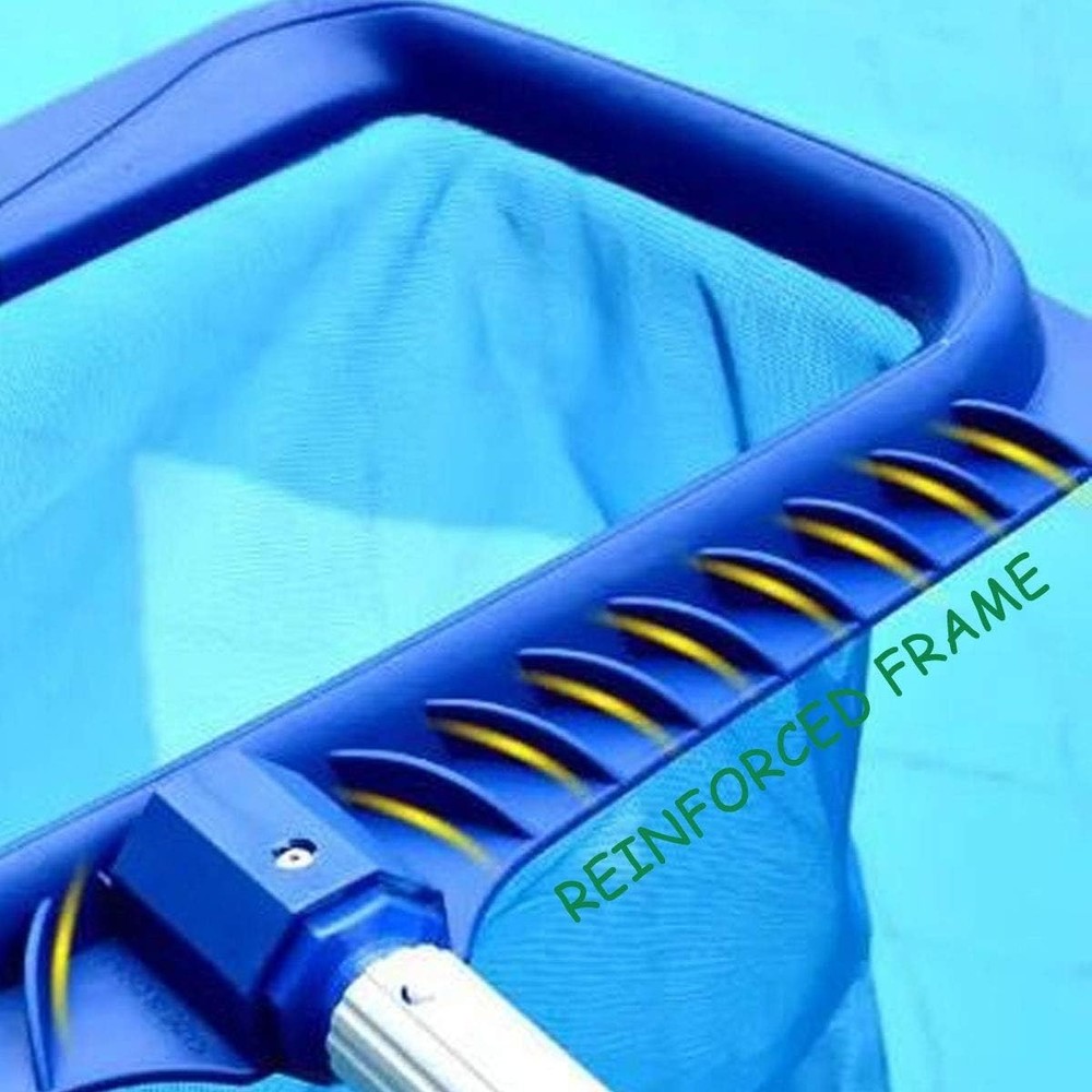 Heavy Duty Pool Skimmer Net - Deep Mesh Leaf Rake for Inground & Above Ground...